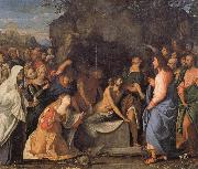 Palma Vecchio The Raising of Lazarus oil painting reproduction